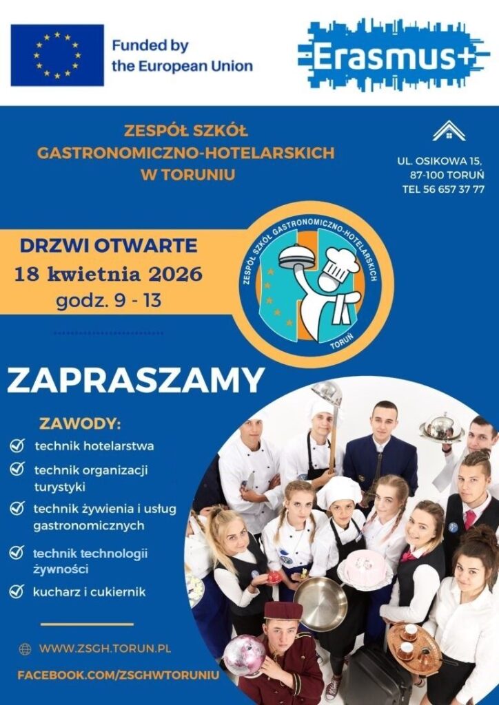 DRZWI OTWARTE w ZSG-H. Zaproszenie do SŁODKIEJ KRAINY.